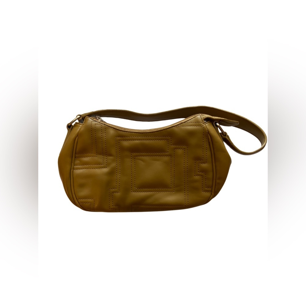 Lunana Mustard Yellow Shoulder Bag – Made in Italy - Picture 3 of 9